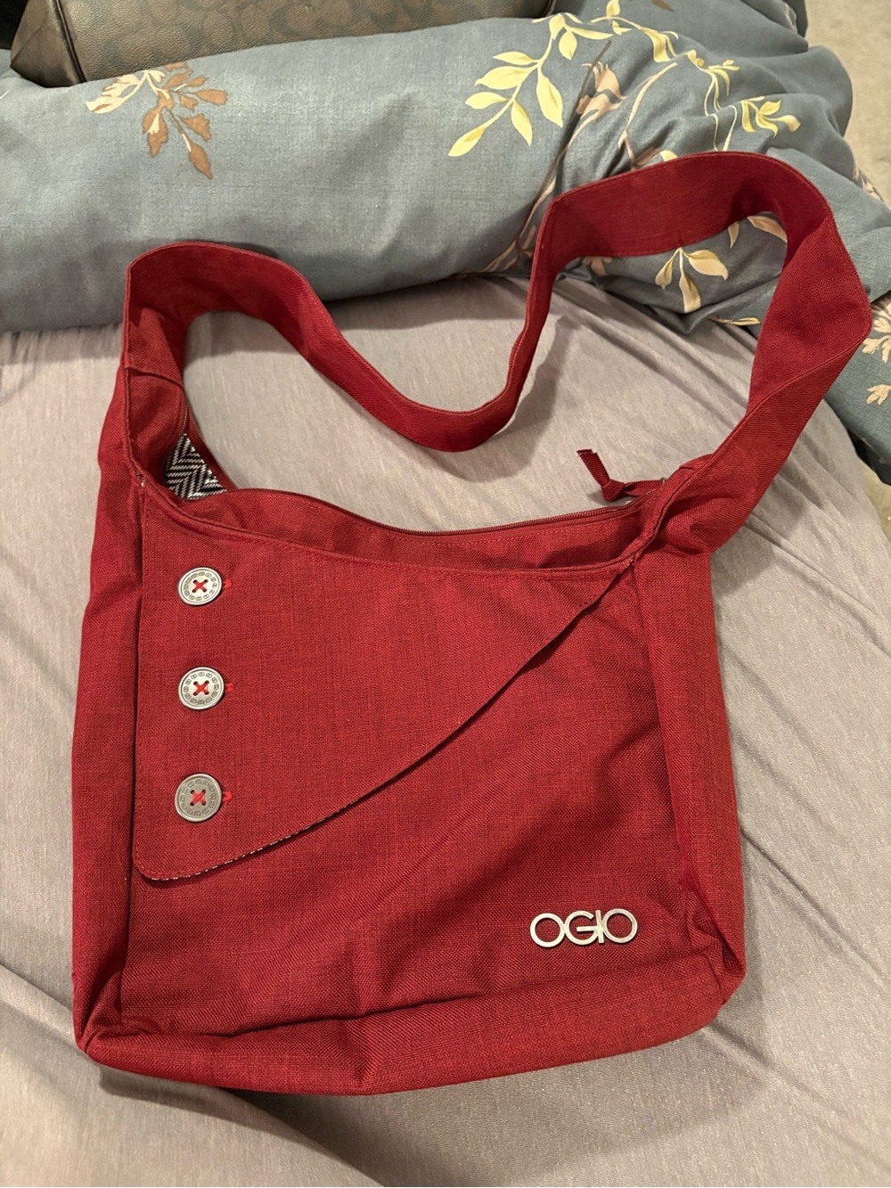 OGIO Red Crossbody Messenger Bag